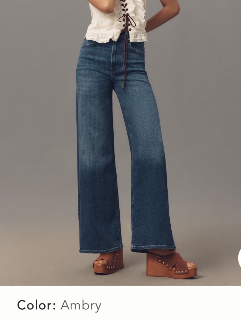 NWT - Citizens Of Humanity Lyra Long High-Rise Wide-Leg Jeans